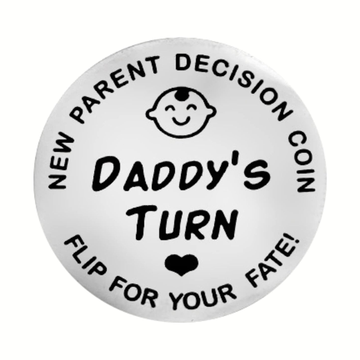 New Baby Parents Decision Coin