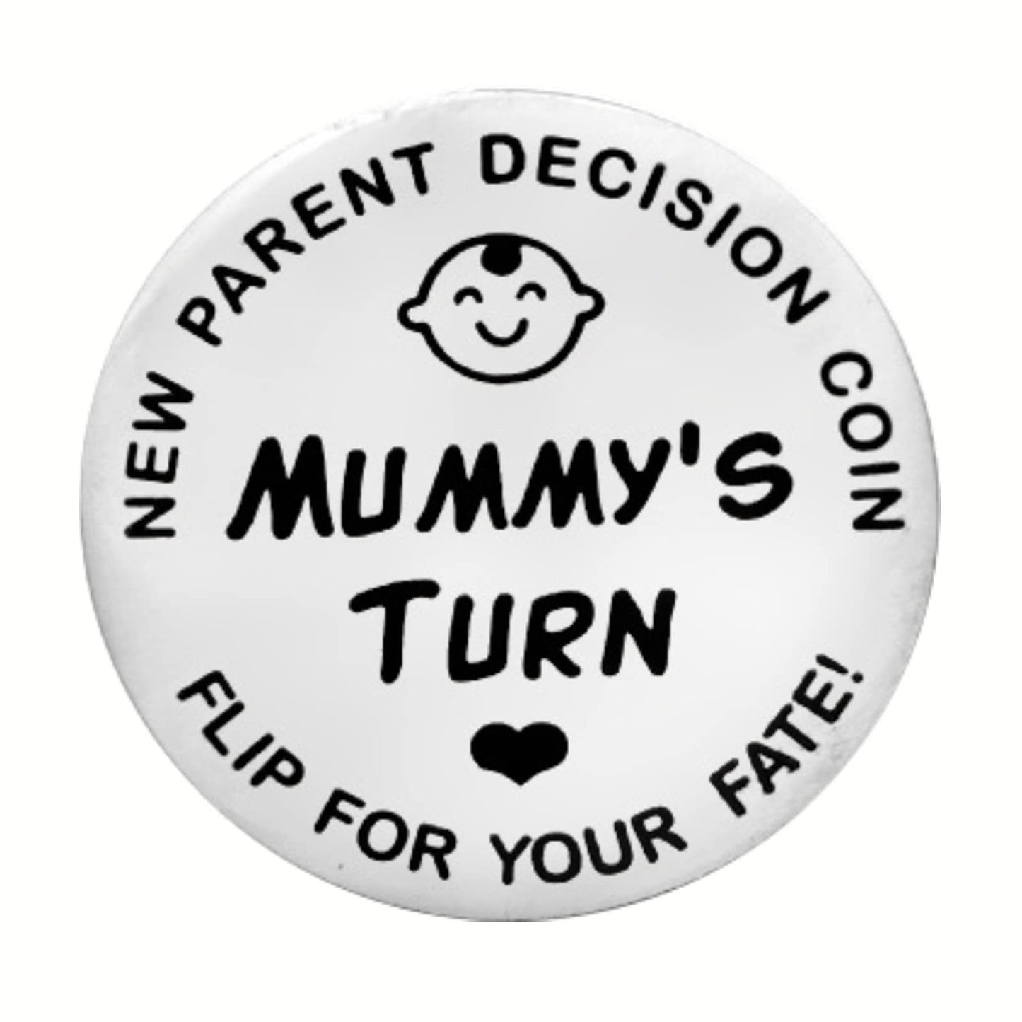 New Baby Parents Decision Coin