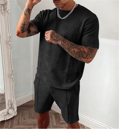 Short-sleeved Shorts Two-piece Sports Trendy Casual Suit