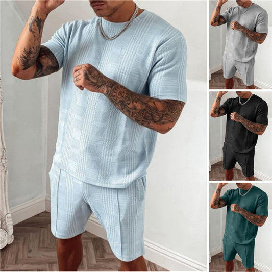 Short-sleeved Shorts Two-piece Sports Trendy Casual Suit