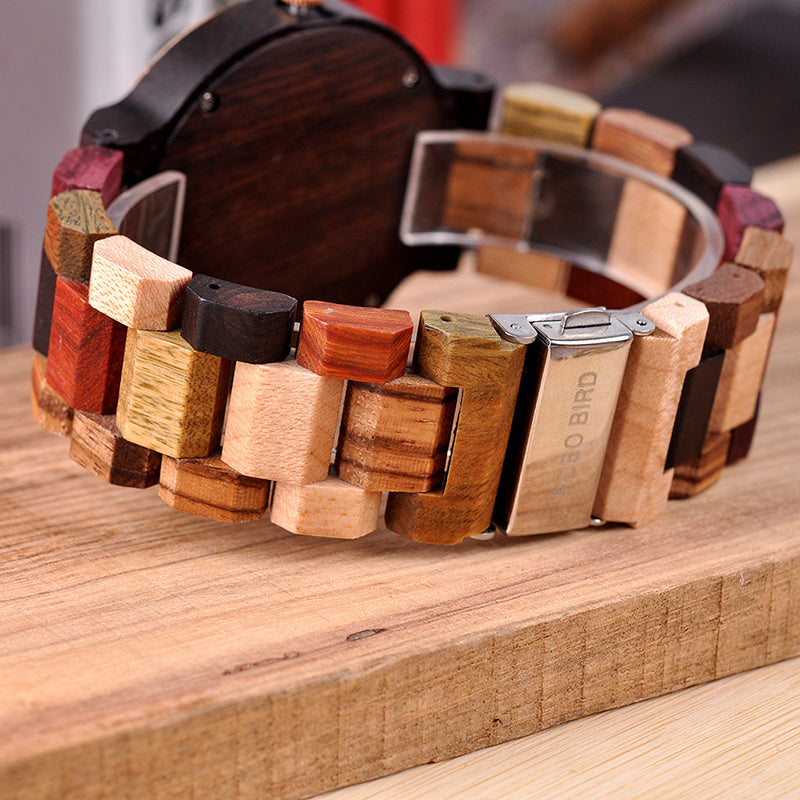 Wooden watch for men