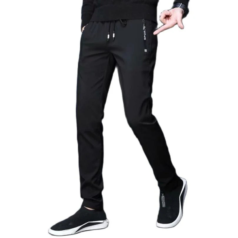 Spring Summer Thin Harajuku Pant Men Tracksuit Elastic Waist Sport Jogging Streetwear Trousers Business Sportswear Clothing 2023