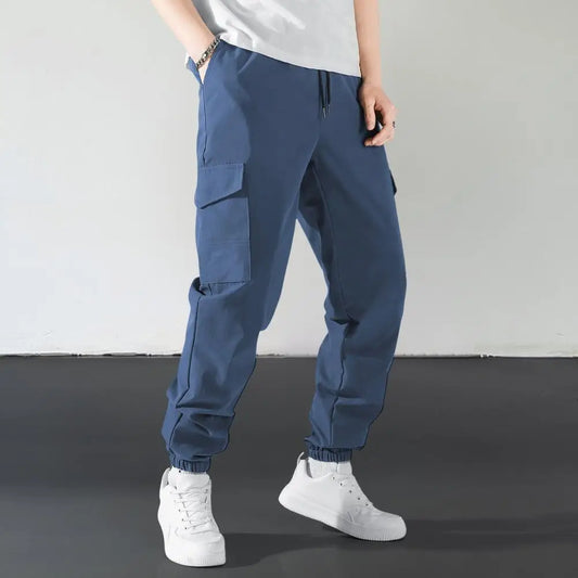 Men Cargo Pants Work Combat Multi-pockets Casual Training Trousers Overalls Clothing Joggers Hiking Mens Cargo Sport Pant 1PC