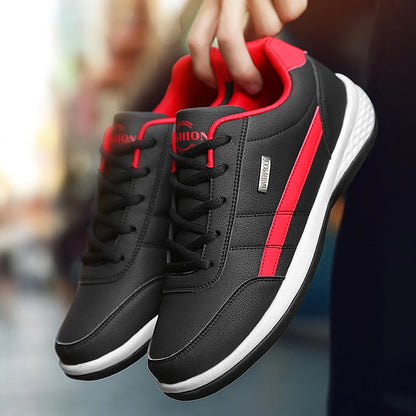 New Men Sports Shoes Outdoor Men Breathable Casual Walking Shoes Large Size 39-48 Spring Fashion Leather Men Shoes