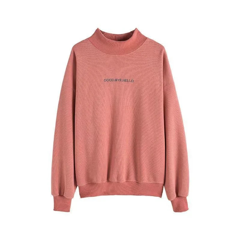 2023 Spring Autumn Sweatshirt Women Fleece Thickened Pullovers Sweatshirt Long Sleeve New Fashion Loose Kpop Clothes