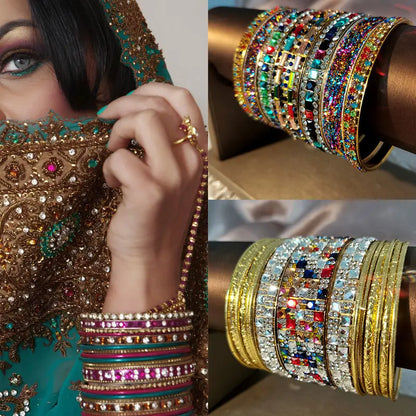 Exotic Indian Dance Bracelet Sexy Belly Dance Bracelet Retro Palace Style Exaggerate Luxury Exquisite Fashion Bracelet