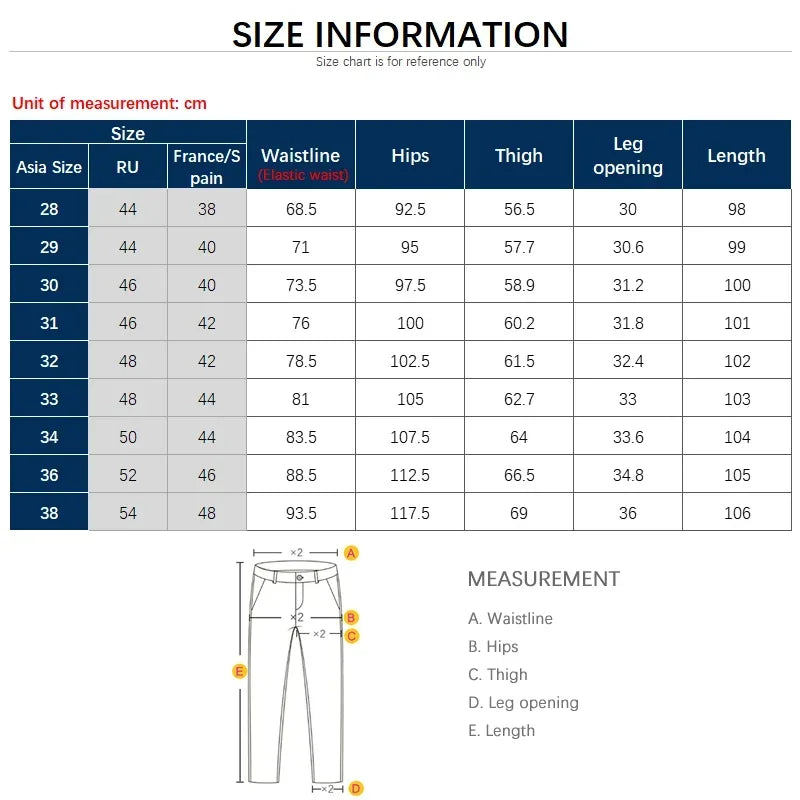 Spring Summer Thin Men's Business Casual Pants High Elastic Jogger Slim Straight Korean Brand Trousers Clothes Black Gray Blue