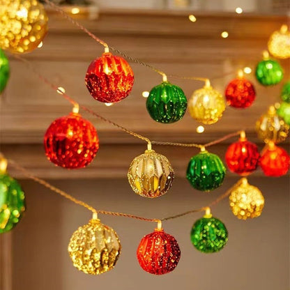 Electroplating Ball Colored Lights String Christmas Tree XINGX Pendant