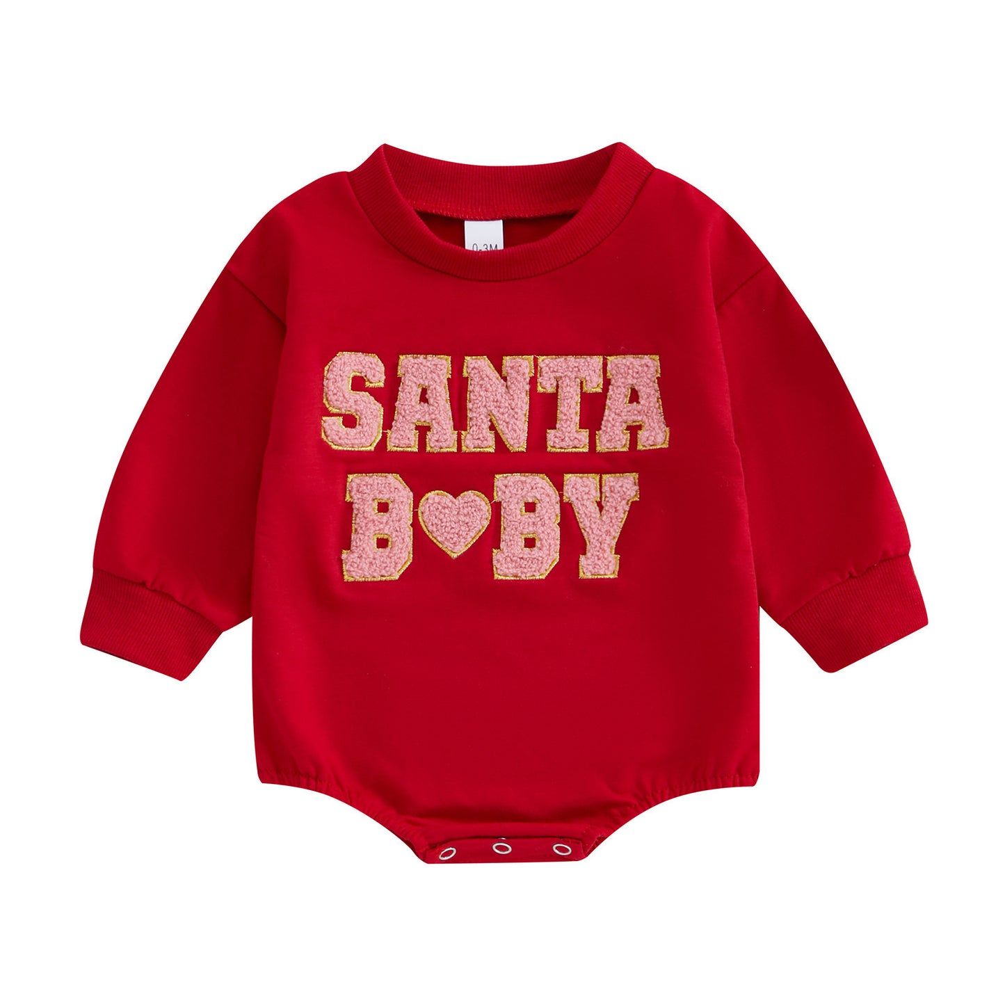 Christmas Clothes For Girls Boys Casual Sweatshirt Romper Cute Letter Long Sleeve Jumpsuit Newborn Bodysuits